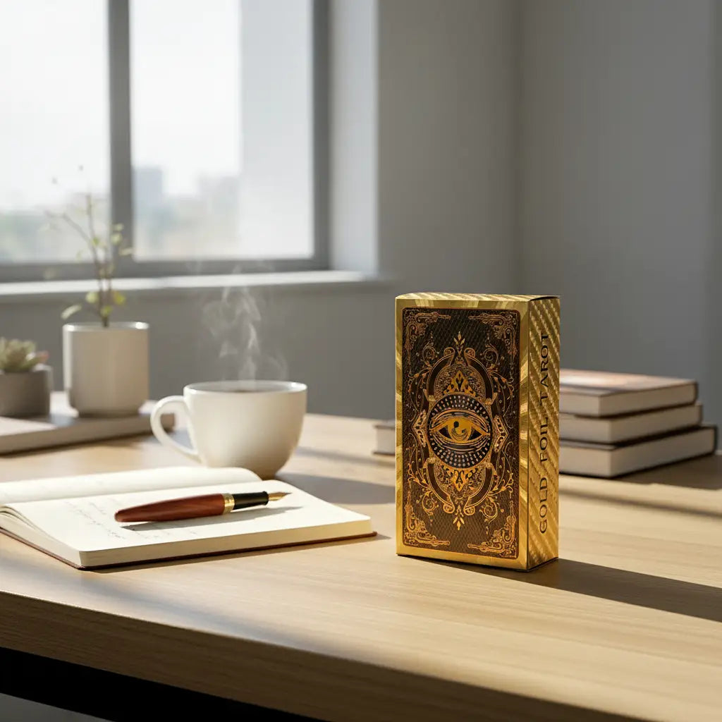 Cartes Oracle Feuilles d'or Version Anglaise