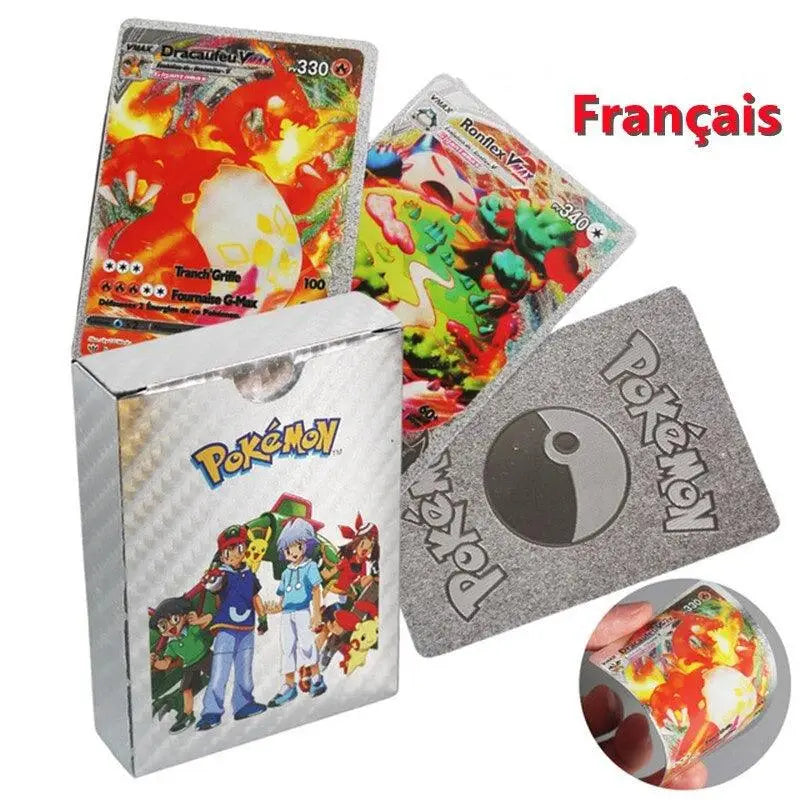 Pokémon French Metal Gold Silver Vmax Cards