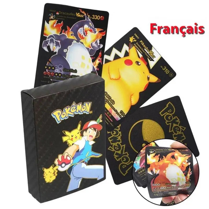 Pokémon French Metal Gold Silver Vmax Cards