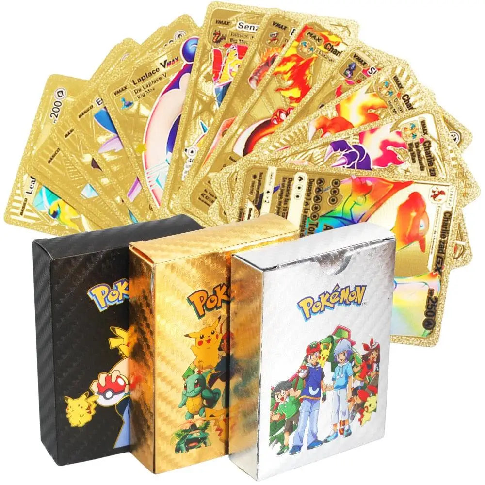 Pokémon French Metal Gold Silver Vmax Cards