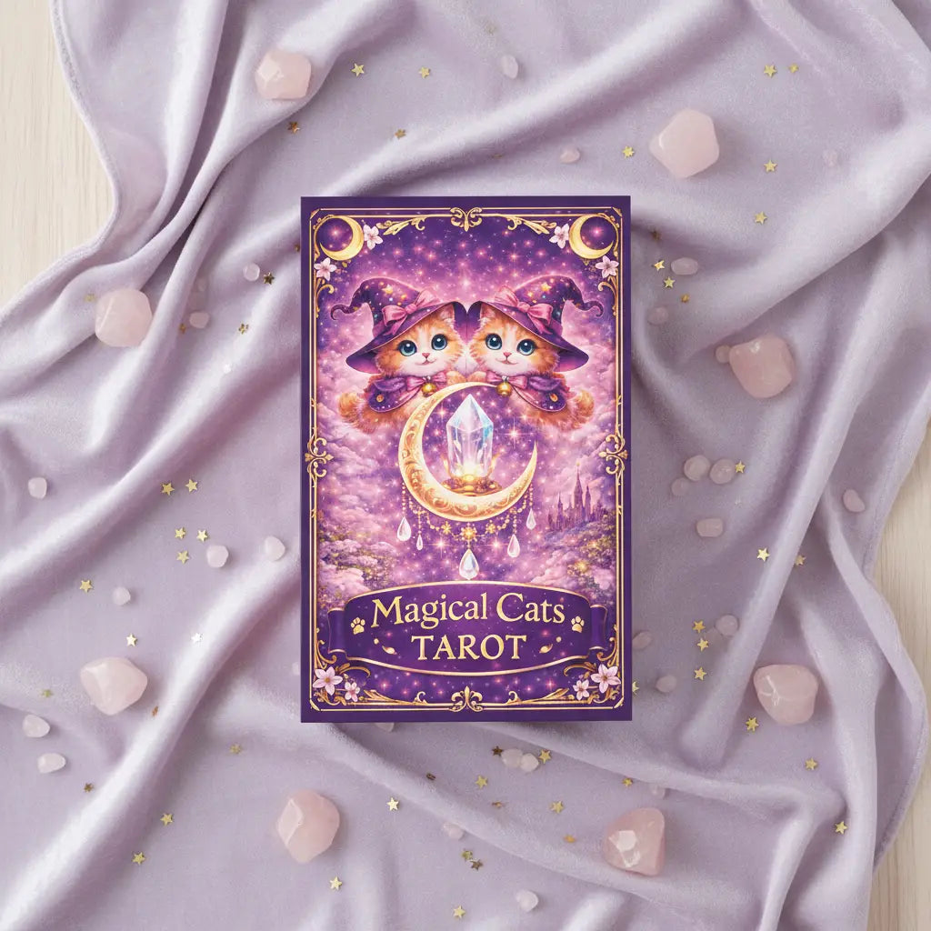 Tarot Cards Beginner English Magical Cats