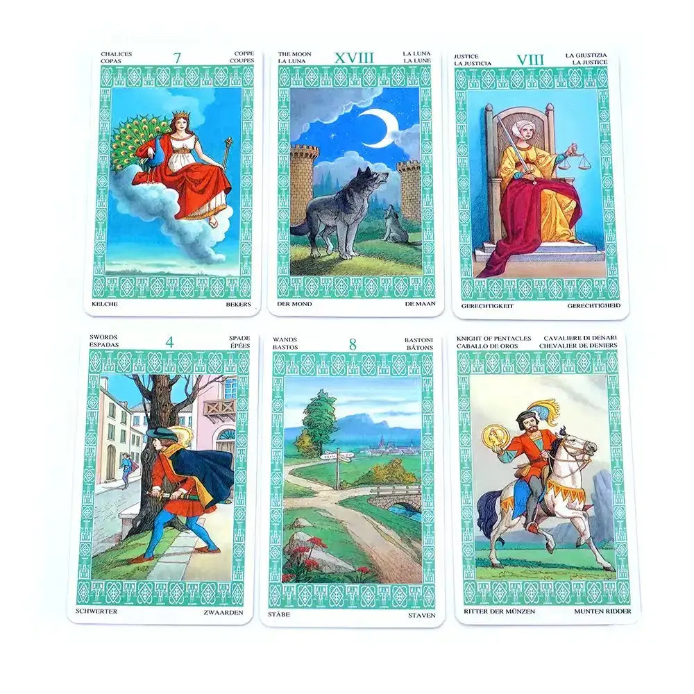 Multilingual Tarot Lenormand Cards