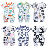 Combinaison Playful Doodle en coton (manches courtes)
