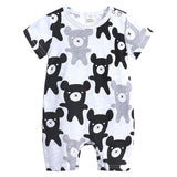Combinaison Playful Doodle en coton (manches courtes)