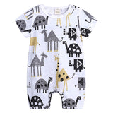 Combinaison Playful Doodle en coton (manches courtes)