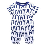 Combinaison Playful Doodle en coton (manches courtes)