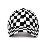 Fashion Checkerboard Baseball Cap