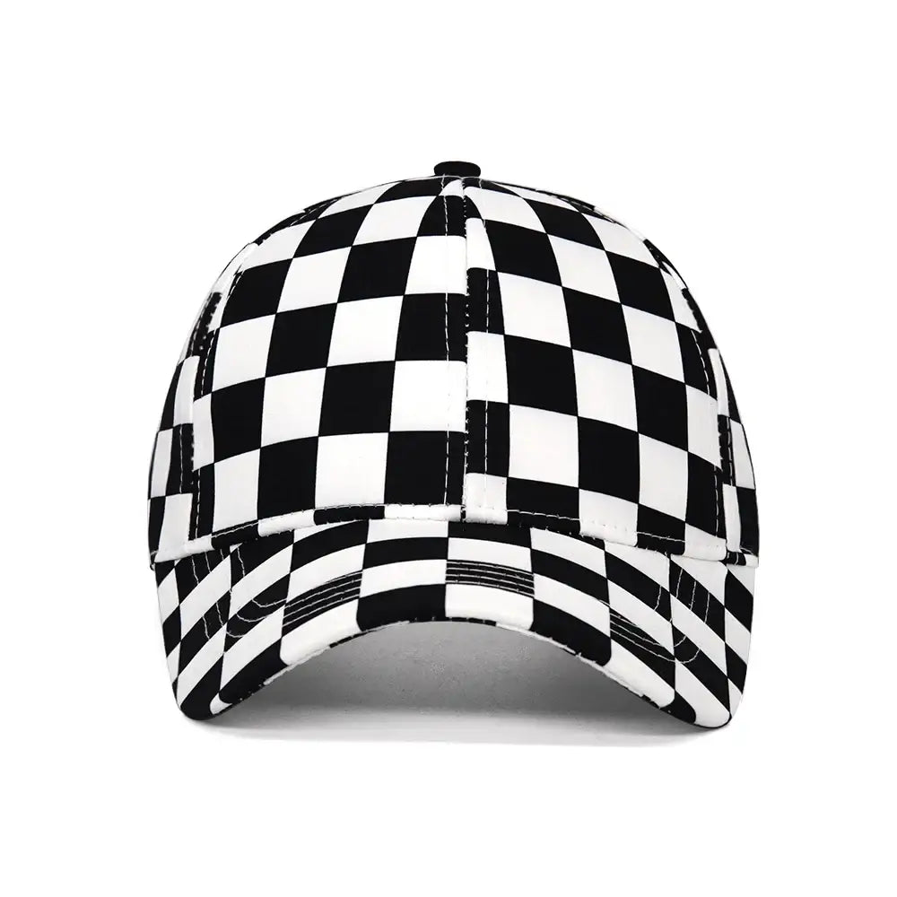 Fashion Checkerboard Baseball Cap