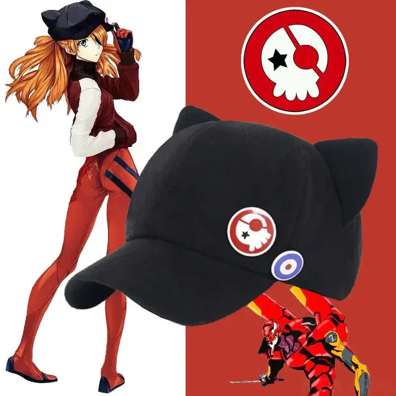 Eva Evangelion Shikinami Asuka Cap