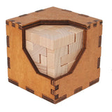 Casse-tête Cube 3D en bois – Fermeture Impossible