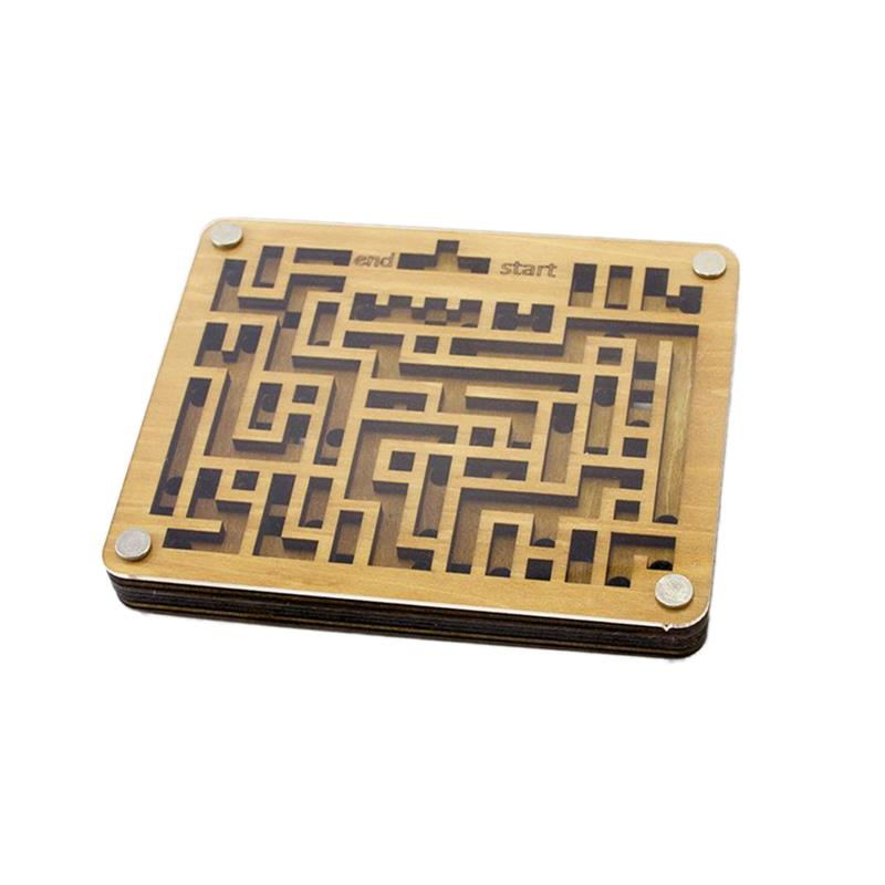 Casse Tête bois - Labyrinthe à bille