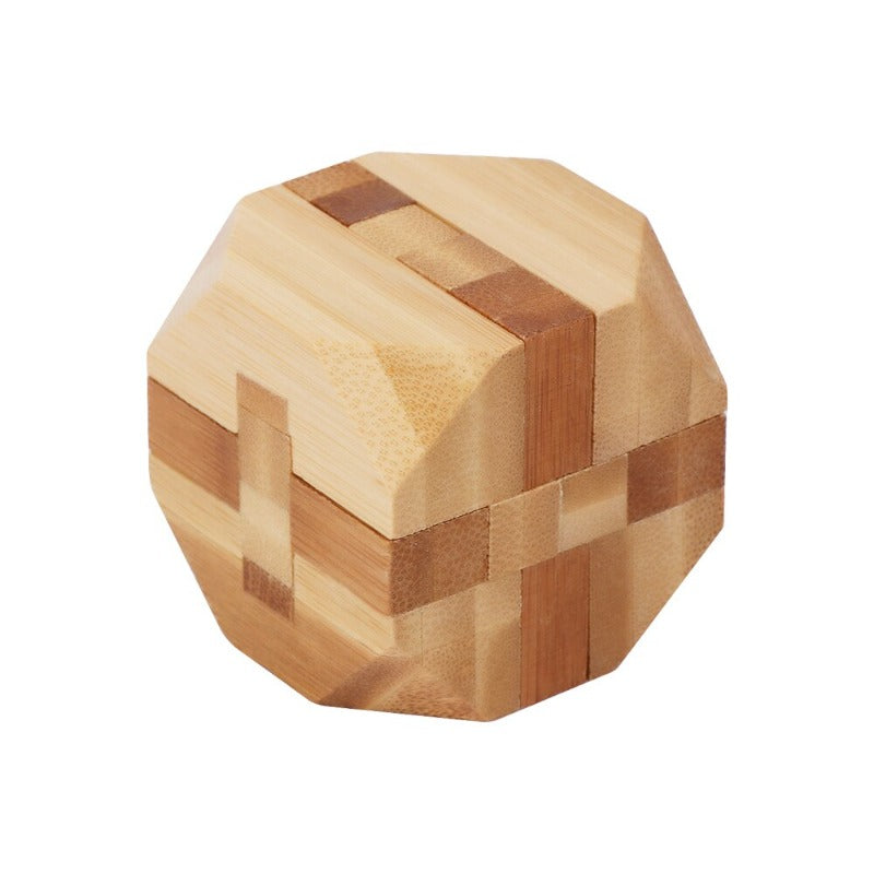 Cubo Rompicapo in Legno Diamantato