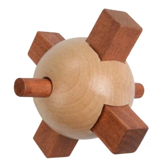 Casse-tête en Bois Boule Mystérieuse
