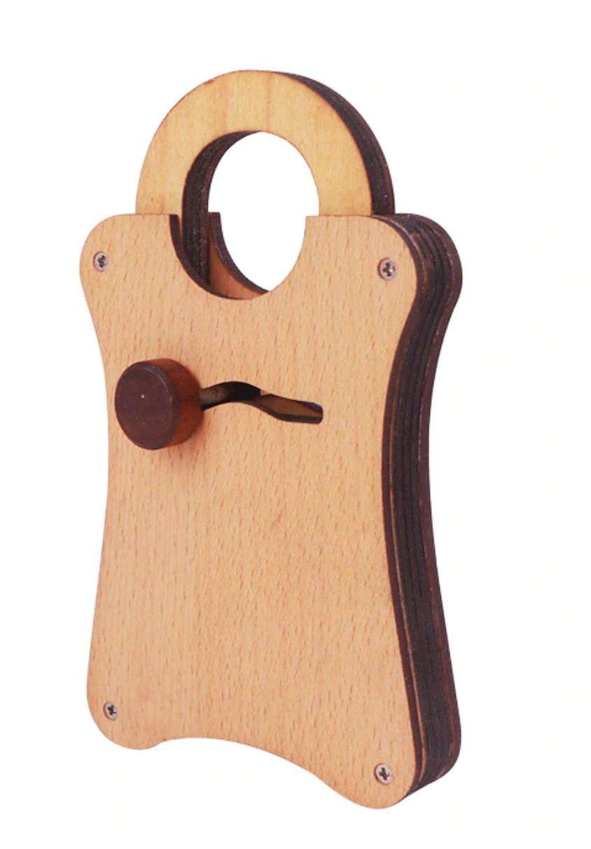 Casse-tête en Bois Cadenas en Bois