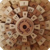 Casse-tête Coffre-fort 50 – Puzzle mathématique en bois