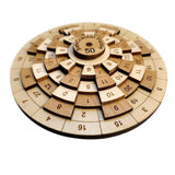 Casse-tête Coffre-fort 50 – Puzzle mathématique en bois