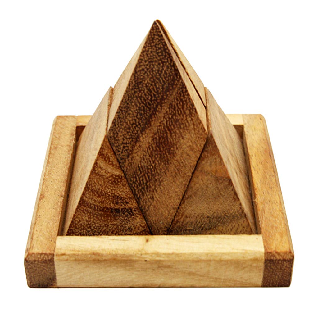 Rompicapo in Legno Piramide Cinese