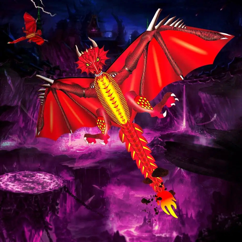 Dragon Fire Ice Kites
