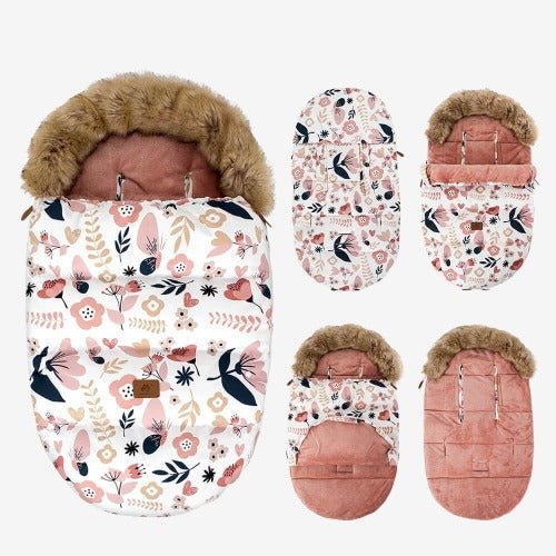 Stroller footmuff - HOUSBAY - Flower