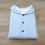 Knitted baby sleeping bag