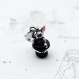 Charm Argent Lapin Magicien