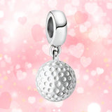 Sterling Silver Golf Ball Charm