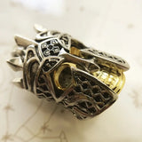 Royal Warrior Skull Charm Pendant
