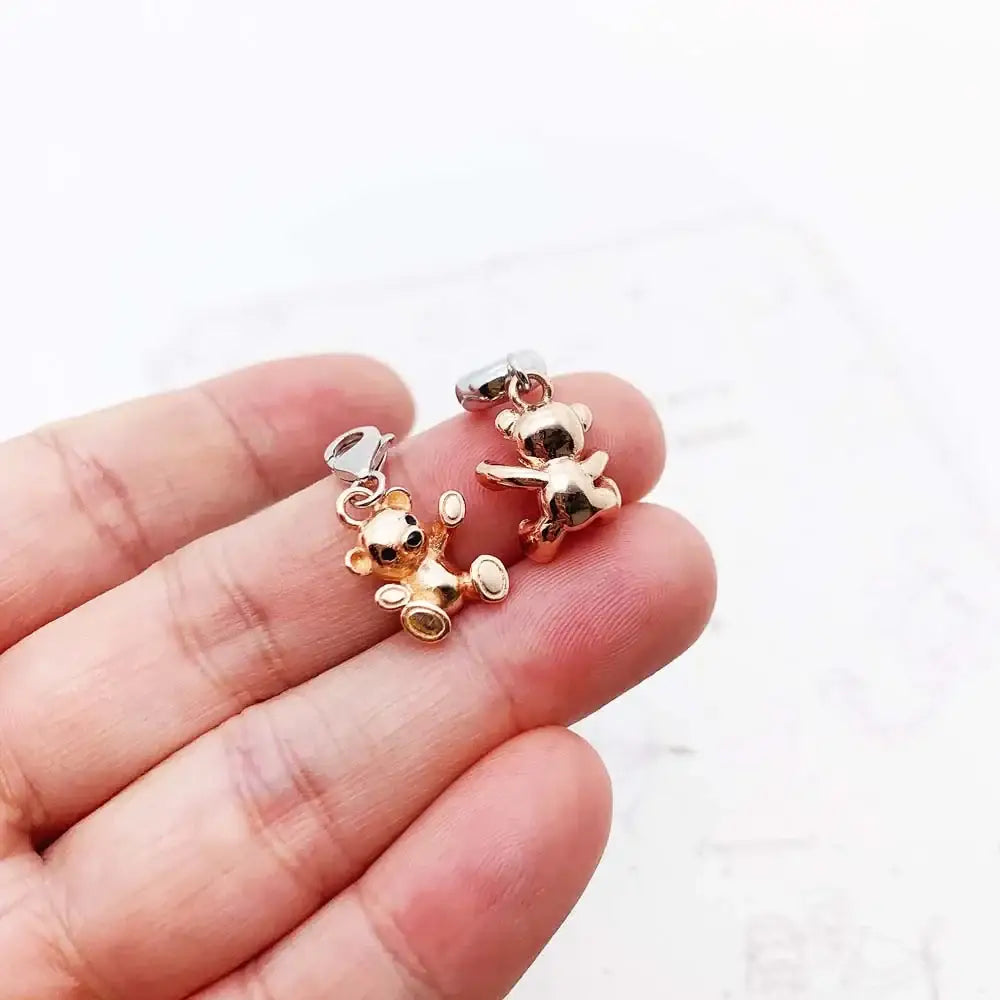 Sterling Silver Teddy Bear Charm
