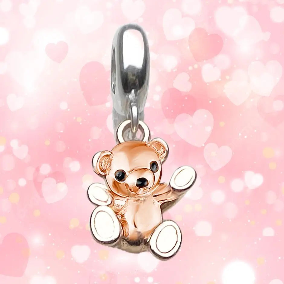 Sterling Silver Teddy Bear Charm