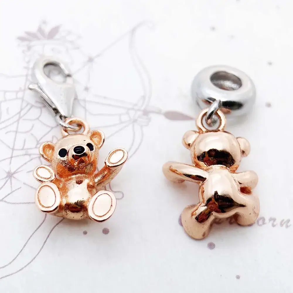 Sterling Silver Teddy Bear Charm