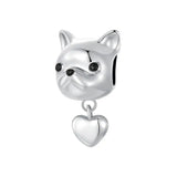 Dog Silver Bracelet Charms