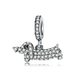 Dog Silver Bracelet Charms
