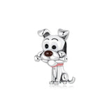 Dog Silver Bracelet Charms