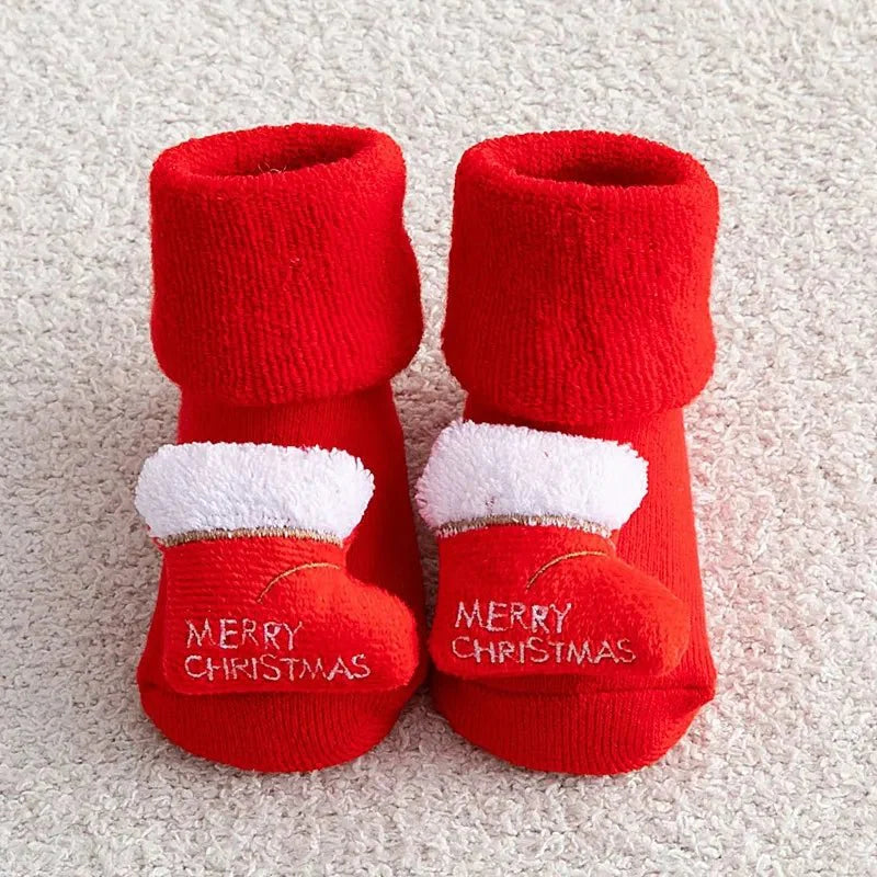 Non-slip socks for baby I Non-slip Christmas socks for baby ™