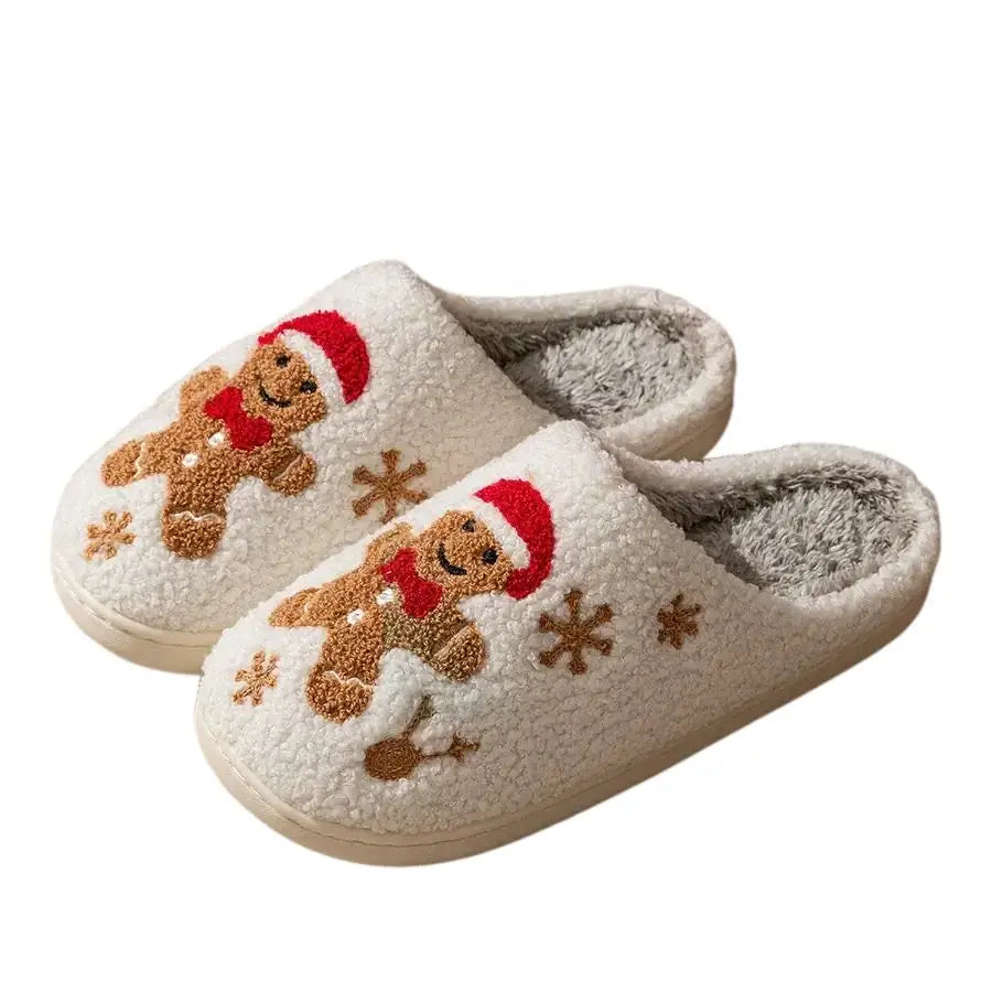 Gingerbread Man Slippers