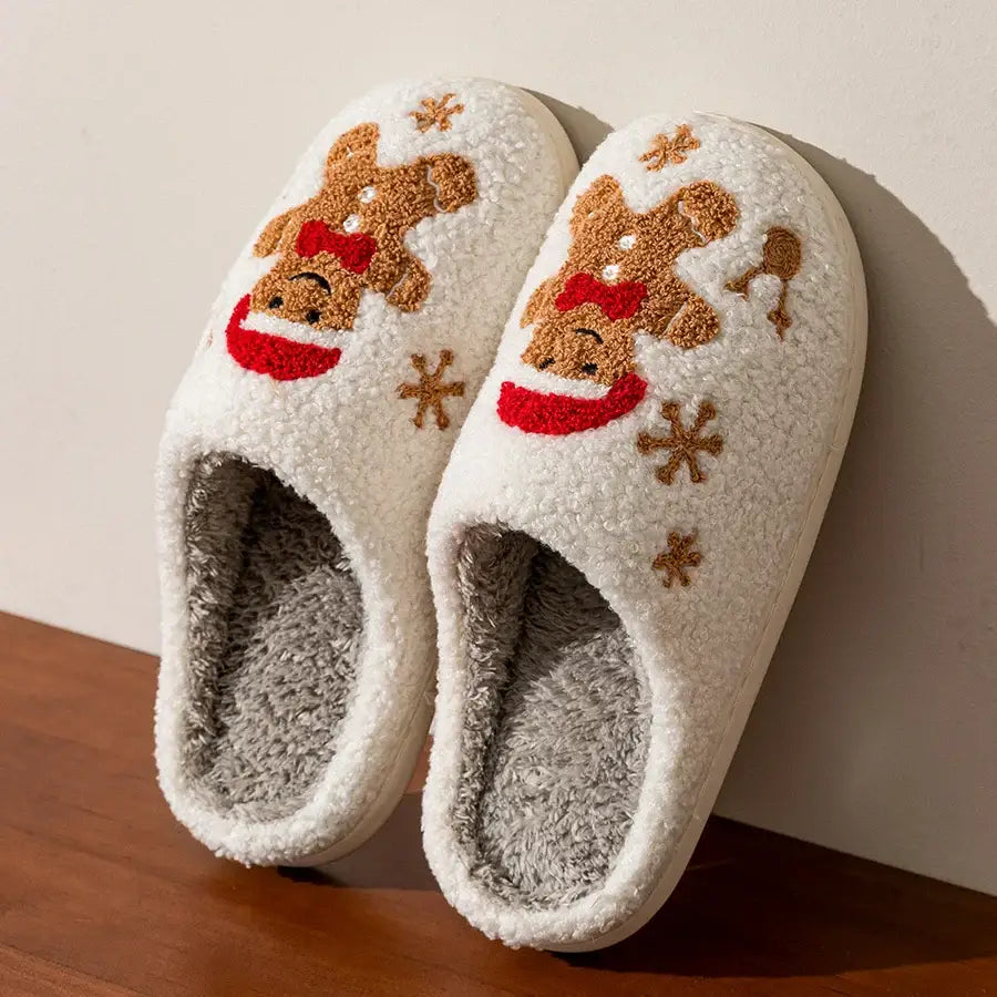Gingerbread Man Slippers