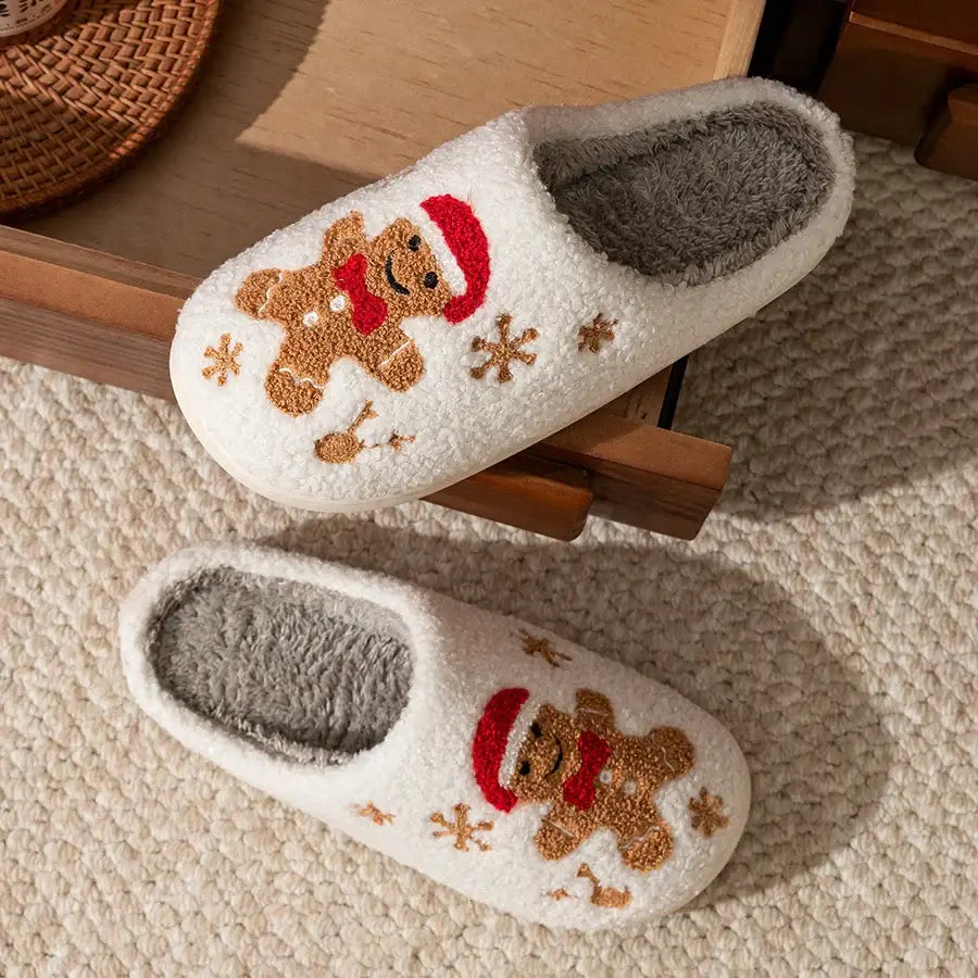 Gingerbread Man Slippers