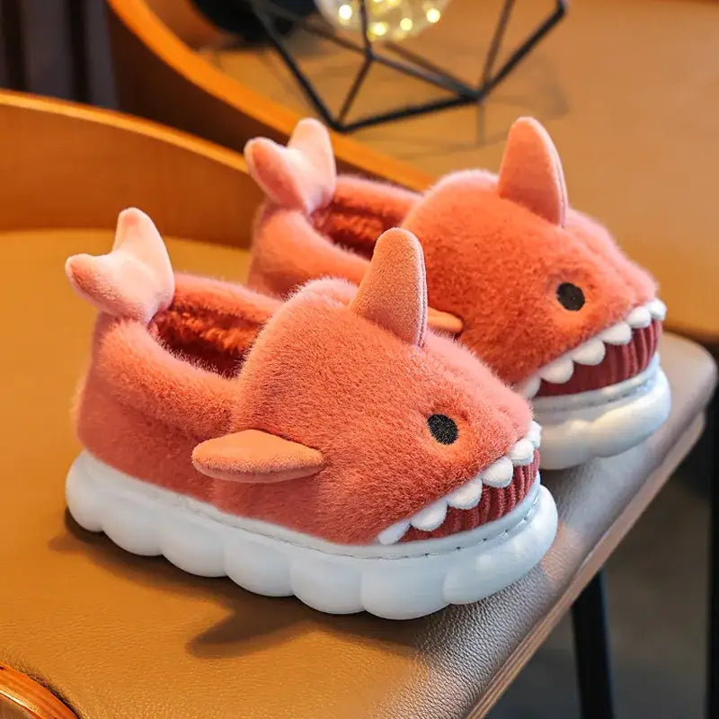 Shark Cotton Winter Slippers