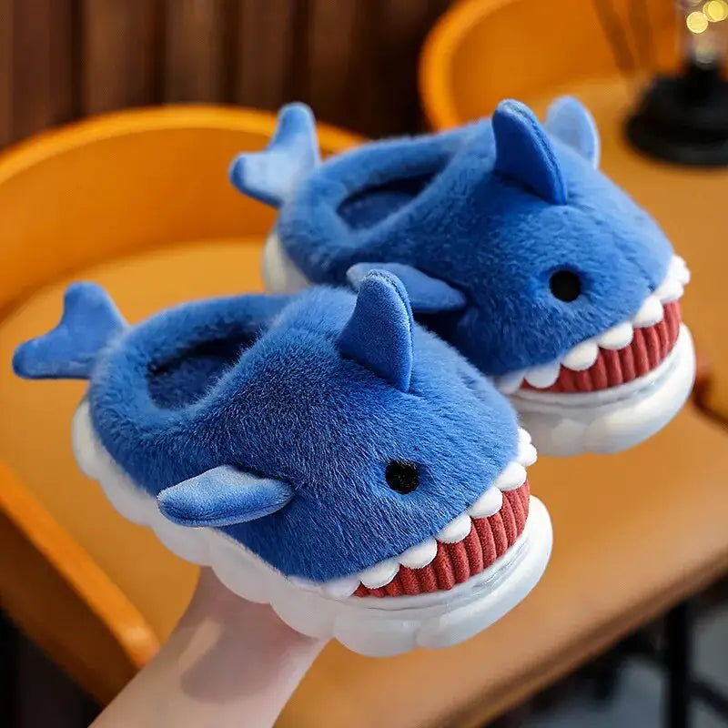 Shark Cotton Winter Slippers