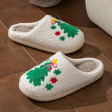 Christmas Tree Winter Slippers