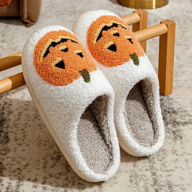 Cute Halloween Pumpkin Slippers