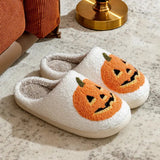 Cute Halloween Pumpkin Slippers