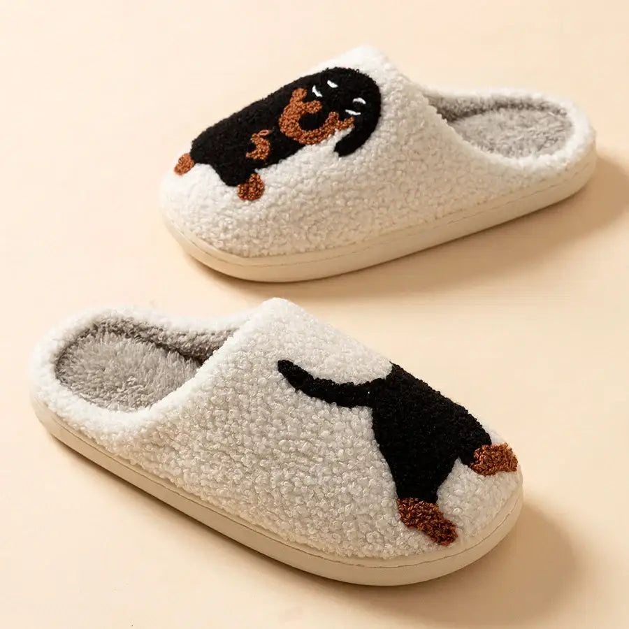 Cute puppy slippers