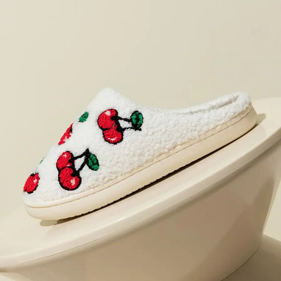 Cute little cherry slippers
