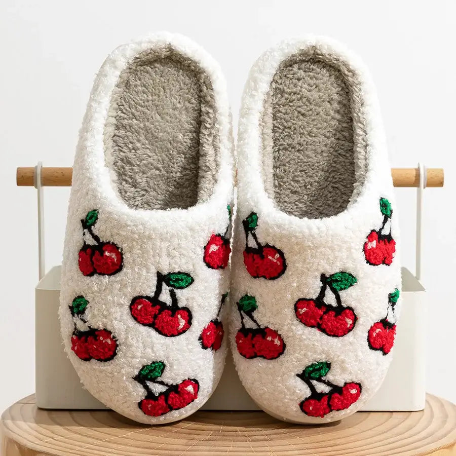 Cute little cherry slippers