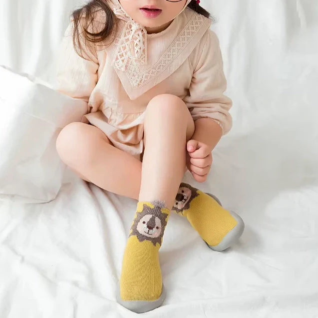Chaussure bebe de marche à motifs d'animaux | ZooSteps