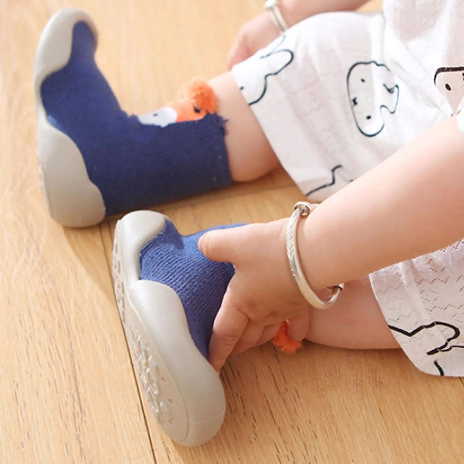 Chaussure bebe de marche à motifs d'animaux | ZooSteps