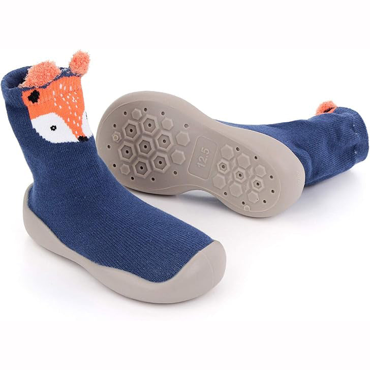 Chaussure bebe de marche à motifs d'animaux | ZooSteps