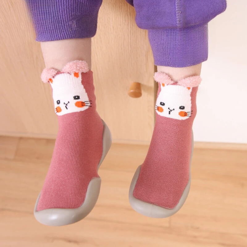 Chaussure bebe de marche à motifs d'animaux | ZooSteps