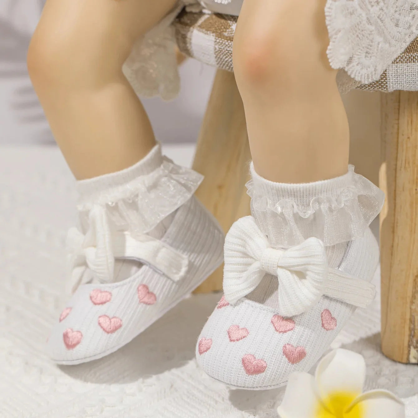 Baby girl cotton shoes | SweetSocks